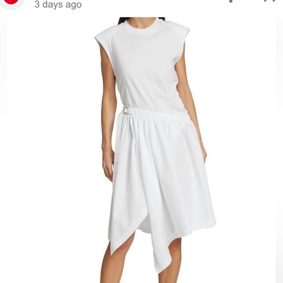 Derek Lam 10 Crosby Corey white dress size M - Picture 2 of 9